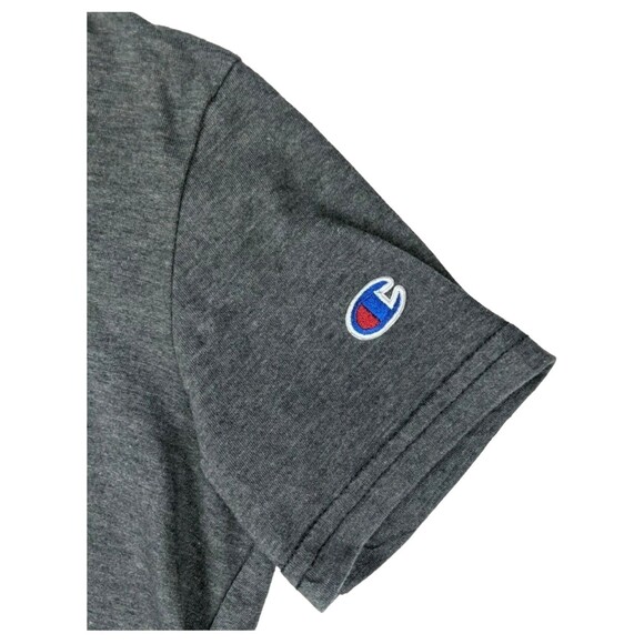 Champion Athleticwear T-Shirt  Women's Size S  Crew Neck Logo Gray Heather Tee - Picture 2 of 5